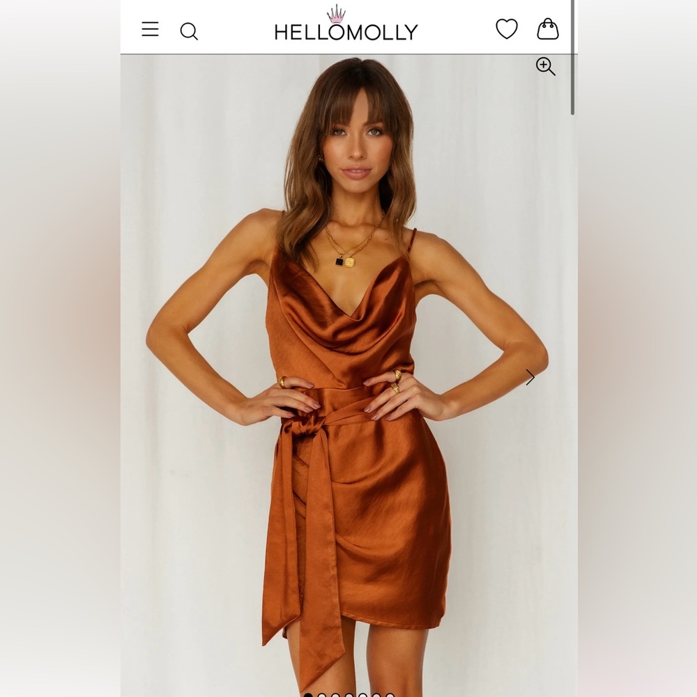 Hello Molly Back to the Island Dress - Chocolate